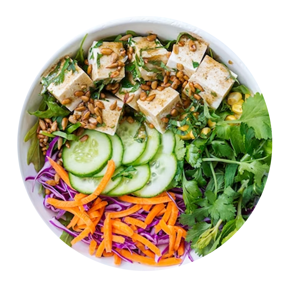 Buffalo Fried Chicken Salad